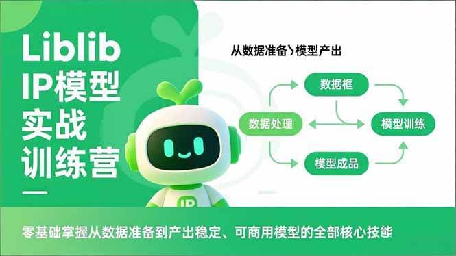 （16955期）Liblib IP模型实战训练营，零基础也能学会从数据准备到做出稳定、能商用的模型，全套核心技能都在这儿了-安索博客网