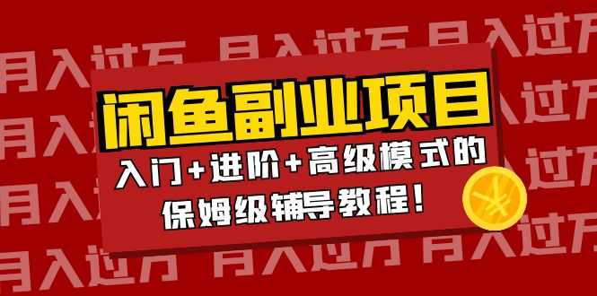 （3879期）月入过万闲鱼副业项目：入门+进阶+高级模式的保姆级辅导教程！-安索博客网