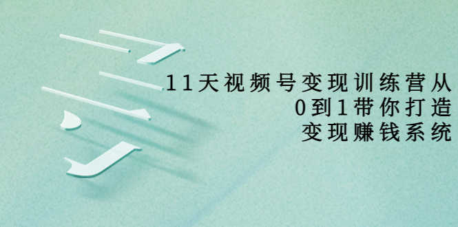 （3595期）11天视频号变现训练营，从0到1打造变现赚钱系统-安索博客网