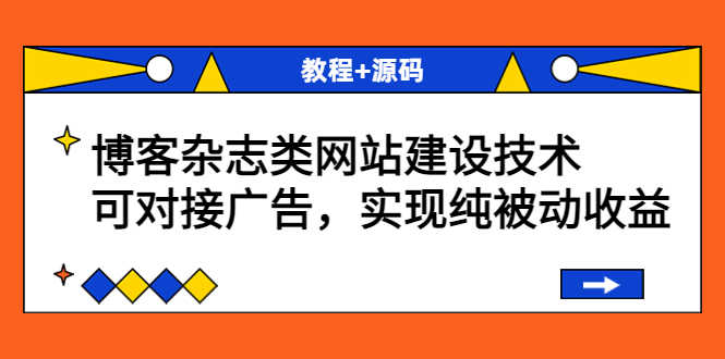 （3531期）博客杂志类网站建设技术，可对接广告，实现纯被动收益（教程+源码）-安索博客网