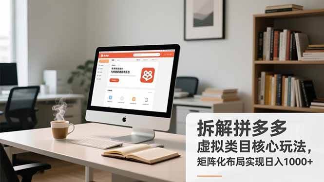 拼多多虚拟类目实战拆解，矩阵玩法让你日赚1000+-安索博客网