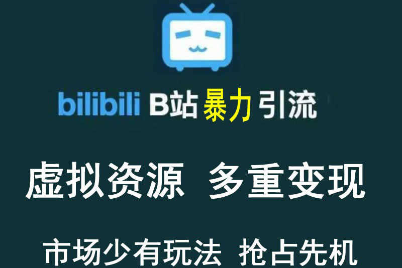 （3425期）【稀缺项目】B站暴力引流 售卖虚拟资源 多重变现法 三剑客让被动收入更稳定-安索博客网