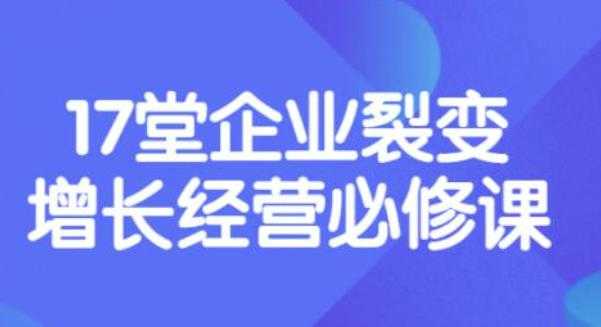 （3389期）张琦《盈利增长17堂必修课》企业裂变增长的经营智慧，带你了解增长的本质-安索博客网