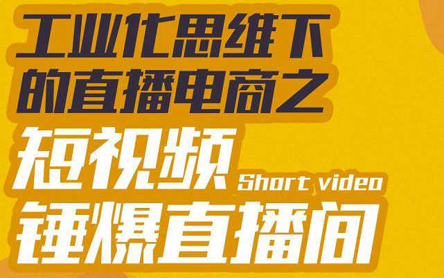 （3042期）工业化思维下的直播电商之短视频锤爆直播间，听话照做执行爆单-安索博客网