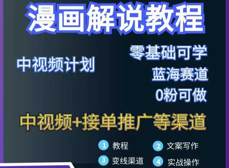 （2978期）漫画解说保姆级教程，彻底解决版权问题，轻松月入10000+-安索博客网