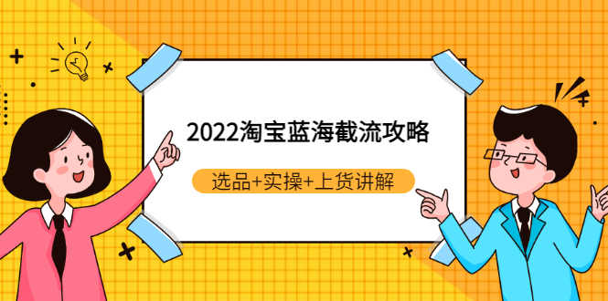 （2924期）2022淘宝蓝海截流攻略：选品+实操+上货讲解（价值599元）-安索博客网