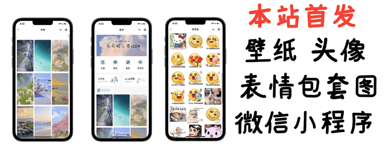 （2814期）小白0基础搭建微信壁纸头像表情包小程序：一单赚几百【含源码+视频教程】-安索博客网