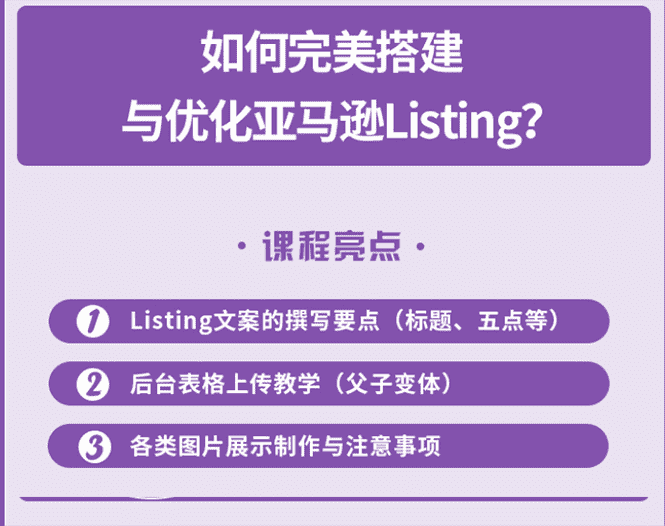 （2442期）完美搭建与优化亚马逊Listing（爆单必修课）-安索博客网