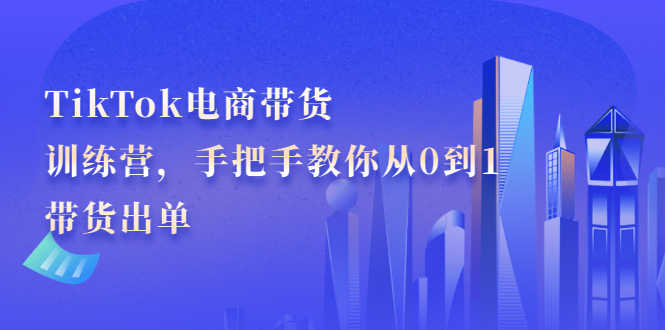 （2172期）TikTok电商带货训练营，手把手教你从0到1带货出单-安索博客网