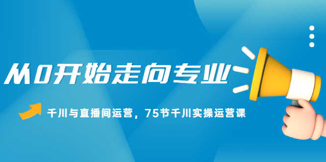 （2165期）从0开始走向专业，千川与直播间运营，75节千川实操运营课-安索博客网