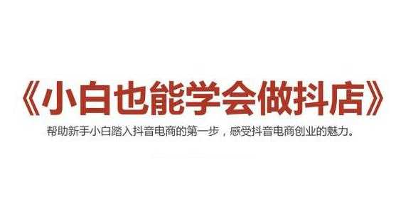 （2006期）2021最新抖音小店无货源课程，小白也能学会做抖店，轻松月入过万-安索博客网