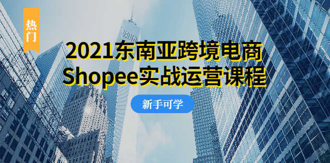 （1951期）2021东南亚跨境电商Shopee实战运营课程，0基础、0经验、0投资的副业项目-安索博客网