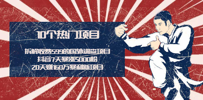 （1938期）拆解收费599的国外调查项目+抖音7天暴涨5000粉+20天赚160万暴利新项目-安索博客网