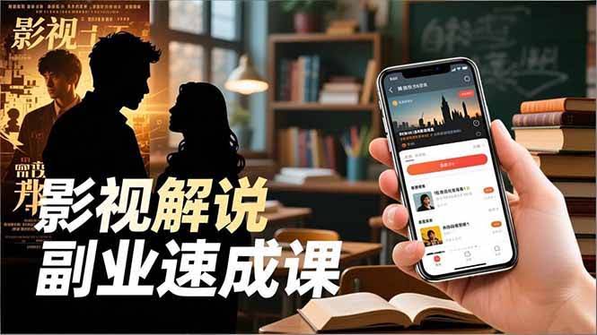 （16740期）Tk影视解说副业速成课，装软件、跟实操、拿爆款模板，新手两周就能赚到钱-安索博客网