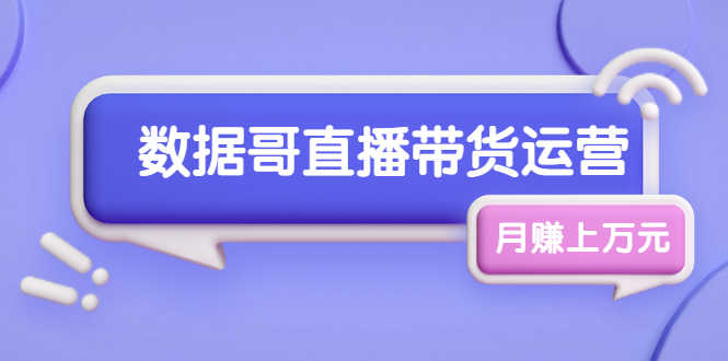 （1761期）数据哥直播带货运营线上进阶课，让普通人也能靠直播月赚上万元-安索博客网