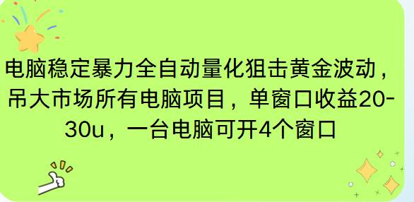 电脑EA策略挂机项目：一台电脑每天赚几百，躺着也能搞钱-安索博客网