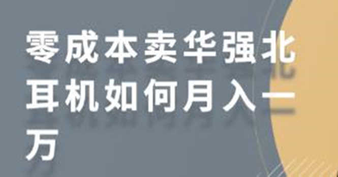 （1731期）零成本卖华强北耳机如何月入10000+，教你在小红书上卖华强北耳机-安索博客网