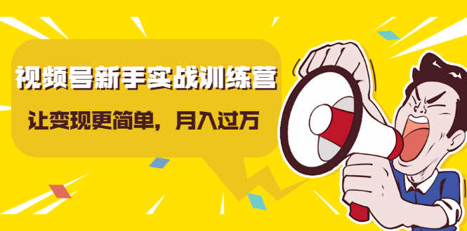 （1627期）视频号新手实战训练营，让变现更简单，玩赚视频号，轻松月入过万-安索博客网