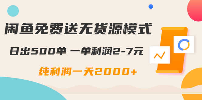 （1613期）闲鱼免费送无货源模式是如何日出500单的？一单利润2-7元 纯利润一天2000+-安索博客网