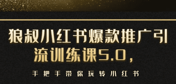 （1504期）小红书爆款推广引流训练课5.0，手把手带你玩转小红书（17节实操视频+话术）-安索博客网