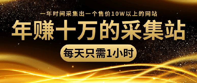 （1418期）年赚十万的采集站，每天1小时，一年采集出一个售价10W的网站（无水印）-安索博客网