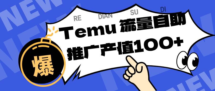 专做Temu和Shopee的曝光数据，帮商家冲排名、提转化，一天能赚80~130块-安索博客网