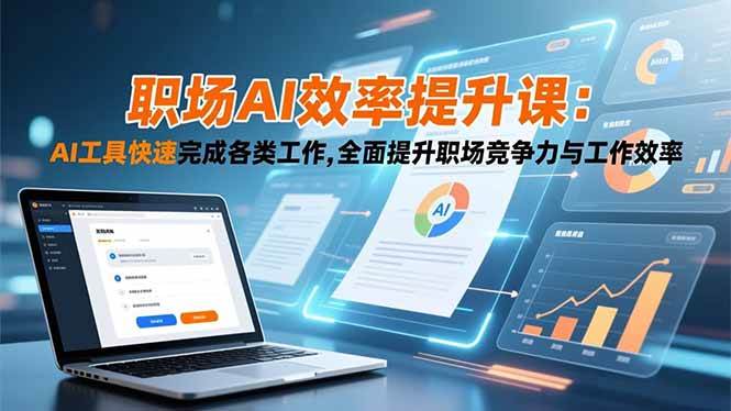 职场AI效率提升课：用AI工具搞定工作，轻松提升竞争力-安索博客网