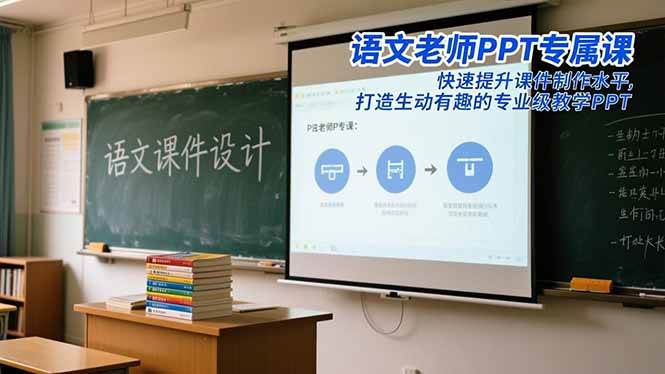 语文老师PPT专属课：快速做出专业级教学PPT，生动又有趣-安索博客网