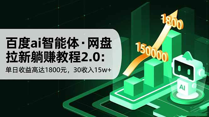 单日赚1800元，30天收入15万+！这个网盘拉新项目有点意思-安索博客网