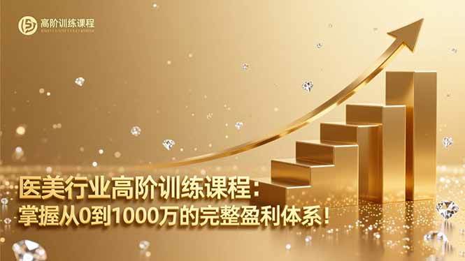 医美赚钱训练营：零基础也能做到1000万！-安索博客网