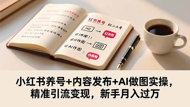 小红书引流变现保姆级教程，新手也能轻松月入过万-安索博客网