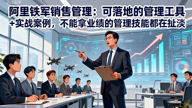 16436期 阿里铁军销售管理：能用的管理工具+真实案例，光喊业绩不出结果都是耍流氓-安索博客网