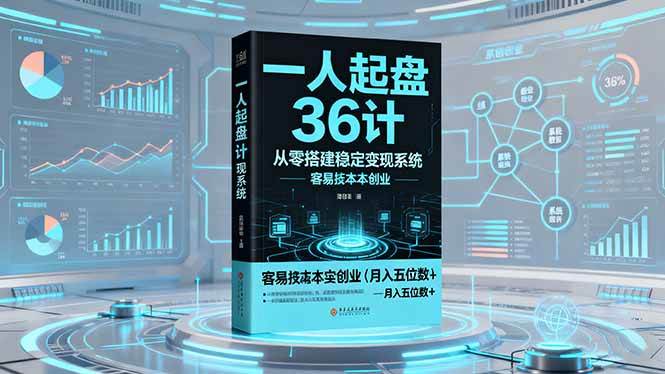 （16408期）一个人也能干的创业36计：从零开始搭个稳赚钱的系统，低成本搞钱，月入五位数+-安索博客网