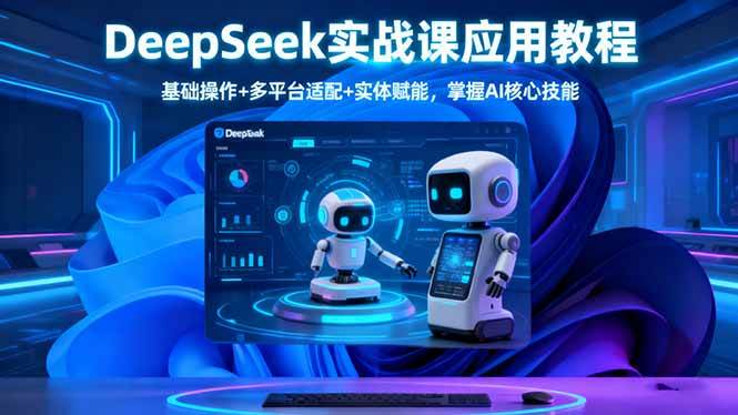 （16391期）DeepSeek实战课：从入门到赚钱，手把手教你玩转AI-安索博客网