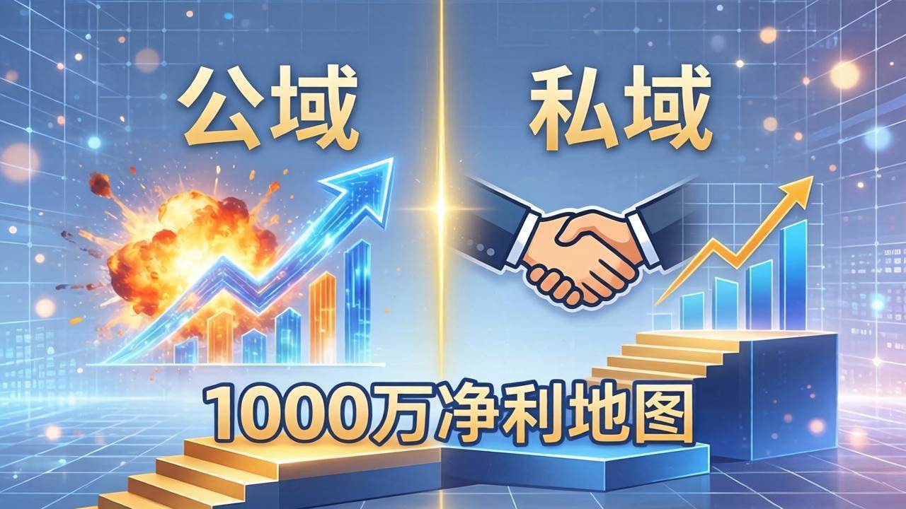公域疯狂造爆款，私域偷偷做成交：这门AI内训课，2026年给你画好赚1000万的地图-安索博客网