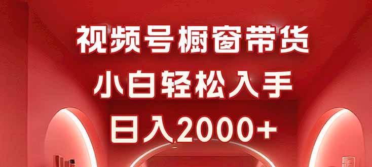 视频号橱窗带货，新手也能轻松上手，日赚2000+不是梦-安索博客网