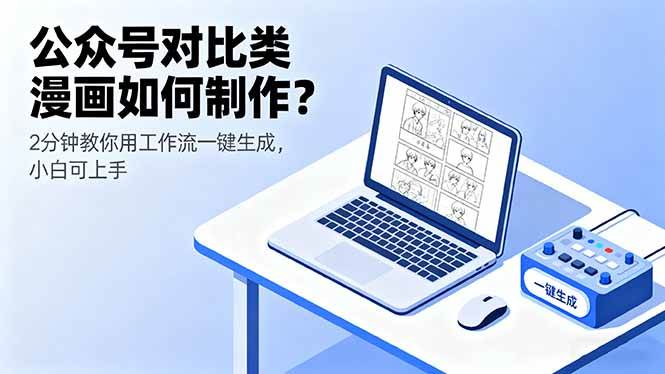 公众号对比漫画怎么搞？2分钟搞定，新手也能轻松上手-安索博客网