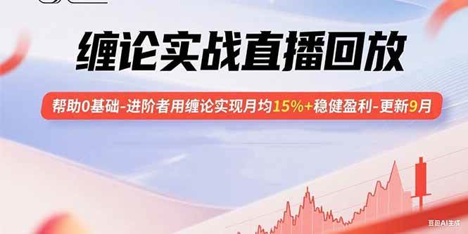 （15919期）缠论实战直播回放：带0基础到进阶的你，用缠论每月稳稳赚15%+，9月已更新-安索博客网