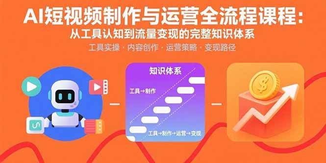 带你玩转AI短视频：从工具到手把手教你怎么赚钱-安索博客网