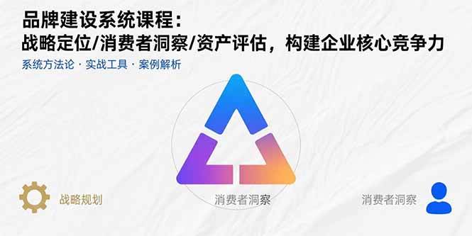 品牌建设系统课：搞定战略定位、看懂消费者、管好品牌资产，打造企业硬实力-安索博客网