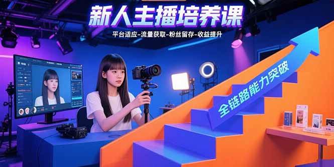 新人主播速成课：平台怎么玩、流量怎么拿、粉丝怎么留、赚钱怎么赚，全链路的秘密都在这了-安索博客网