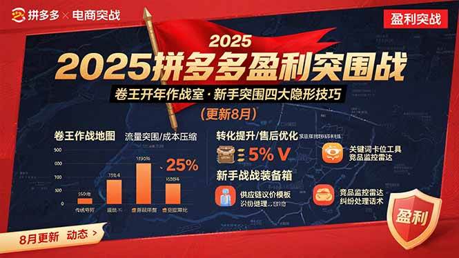2025拼多多翻身仗：新手必学四大隐藏技巧（8月更新版）-安索博客网
