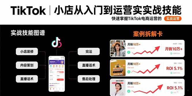 （15629期）TikTok小店从入门到实战：手把手教你搞定电商运营的完整套路-安索博客网