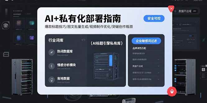 手把手教你AI+私有化部署，轻松搞定爆款标题、图文视频，突破创作瓶颈-安索博客网