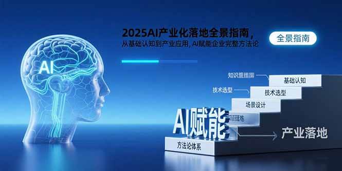 （15609期）2025年AI怎么在产业里玩转？从零基础到落地实战，手把手教你用AI给企业开挂-安索博客网