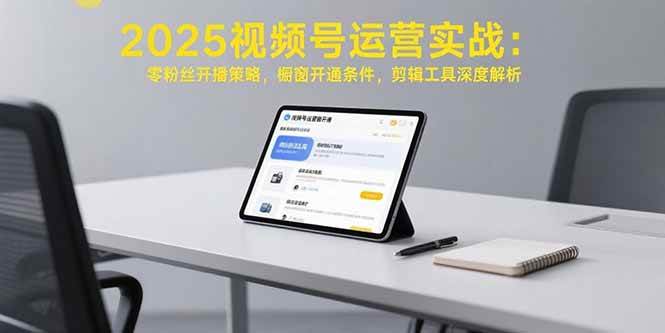 2025视频号实战攻略：零粉丝也能开播，橱窗怎么开，剪映快影怎么用-安索博客网