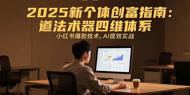 （15477期）2025新个体创富指南：道法术器四维体系，小红书爆款技术，AI提效实战-安索博客网