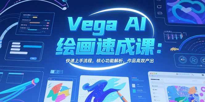 （15470期）Vega AI绘画速成课：快速掌握操作，搞懂核心功能，轻松出作品-安索博客网