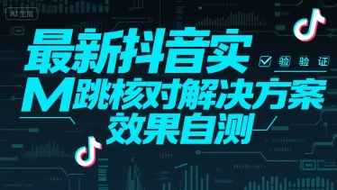 最新抖音实M跳核对方案，效果自己测-安索博客网