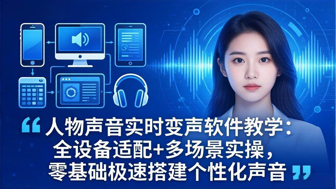 实时变声软件教学：全设备都能用，手把手教你打造专属声音-安索博客网